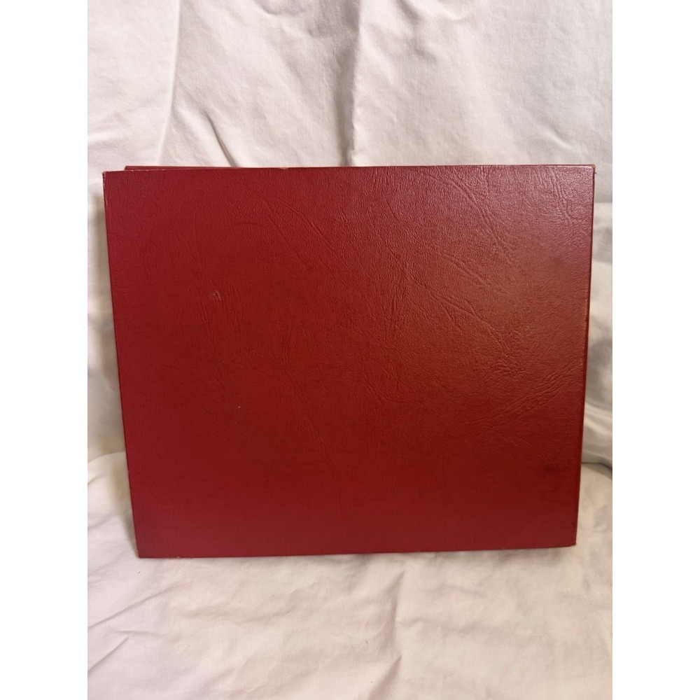 Vintage Dark Red Size 45 Record Holder Album Made In Usa - Picture 3 of 9